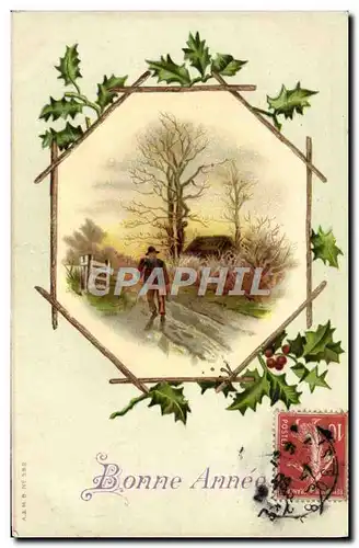 Cartes postales Fantaisie Bonne annee