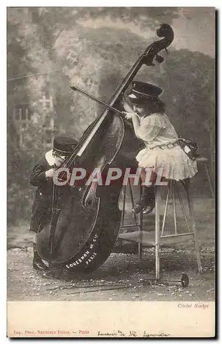 Cartes postales Fantaisie Enfants Violoncelle