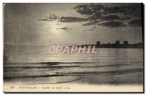 Cartes postales Pontaillac Coucher de soleil