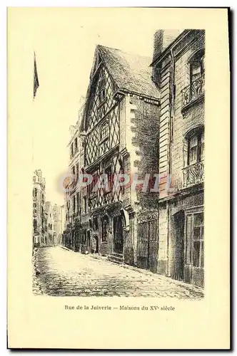 Cartes postales Rue de la Juiverie Judaica Juif