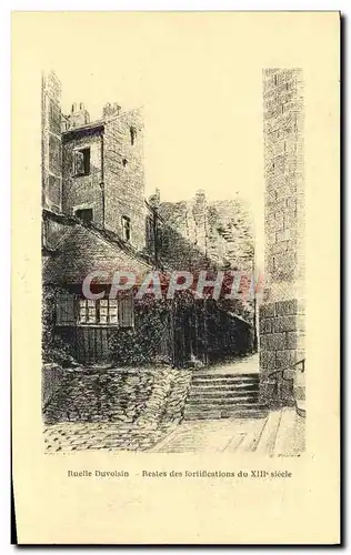 Cartes postales Ruelle Duvoisin Restes des fortifications