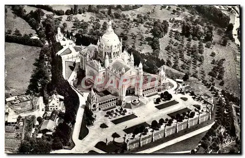 Cartes postales moderne Lisieux Vue aerienne vers la Basilique