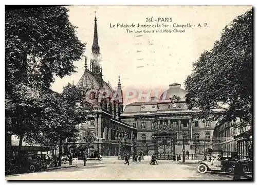 Ansichtskarte AK Paris Le Palais de Justice et la Ste Chapelle