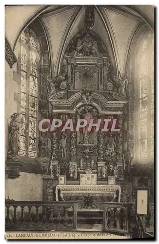 Ansichtskarte AK Lampaul Guimiliau Chapelle de la Ste Trinite