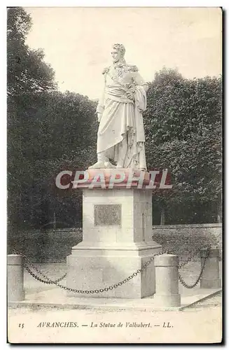 Cartes postales Avranches La Statue de Valhubert