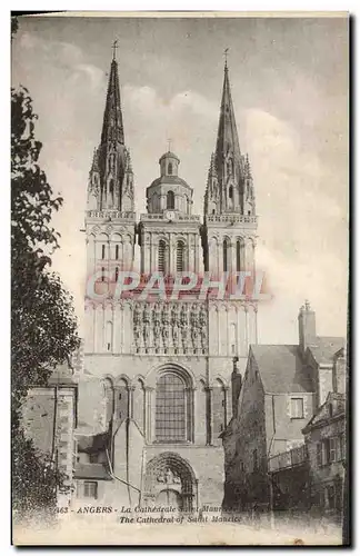 Ansichtskarte AK Angers La Cathedrale Saint Maurice