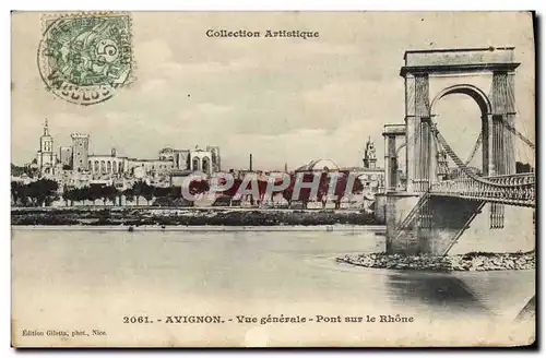 Cartes postales Avignon Vue Generale Pont Sur Le Rhone