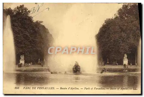 Cartes postales Parc De Versailles Bassin d&#39Apollon