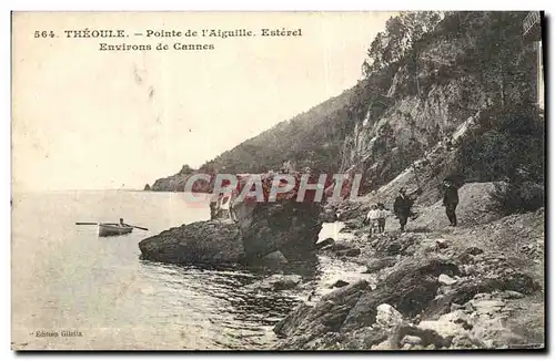 Cartes postales Theoule Pointe de L&#39Aiguille Esterel Environs de Cannes