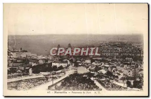 Cartes postales Marseille Panorama du port