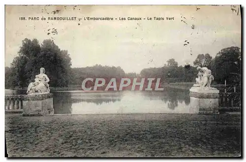 Cartes postales Parc de Rambouillet L'Embarcadere Les Canaux Le Tapis vert