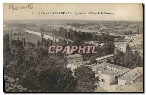 Cartes postales Angouleme Saint Cybard et la vallee de la Charente