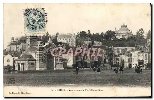 Cartes postales Dreux Vue Prise de la Saint Gilles