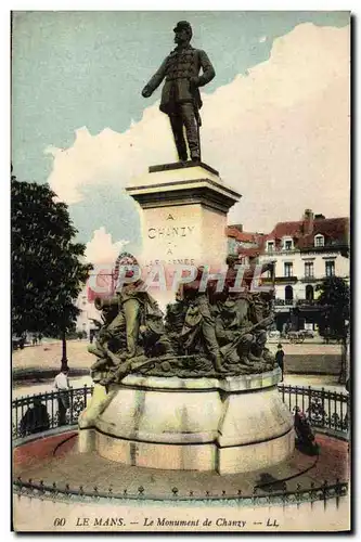 Ansichtskarte AK Le Mans Le Monument de Chanzy Militaria