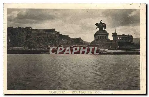 Cartes postales Coblenz Deutsches Eck