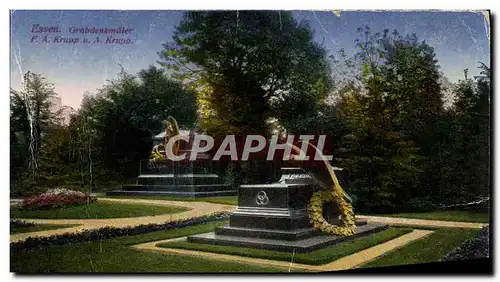 Cartes postales Essen Grabdenrmdler