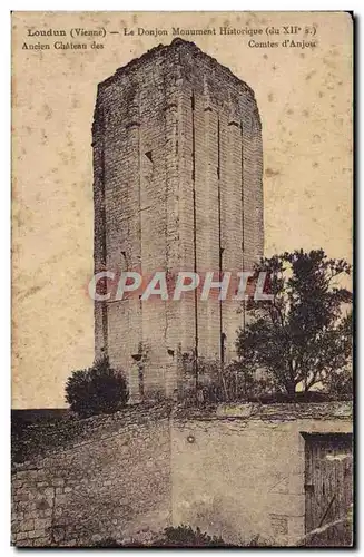 Cartes postales Loudun Le Donjon Monument Historique