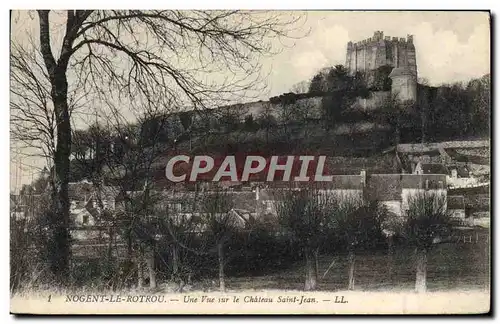 Cartes postales Nogent Le Rotrou Une Vue sur le Chateau Saint Jean