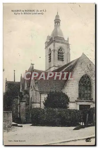 Ansichtskarte AK Nogent Le Rotrou Eglise St Hilaire