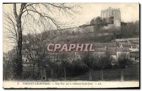 Cartes postales Nogent Le Rotrou Une Vue Sur le Chateau Saint Jean