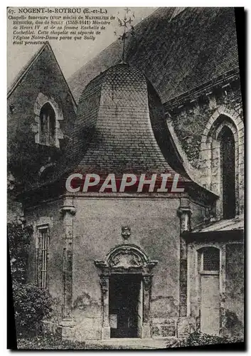 Ansichtskarte AK Nogent Le Rotrou Chapelle funeraire