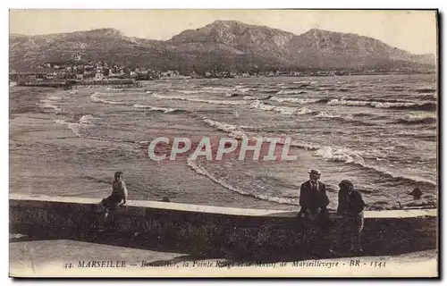 Cartes postales Marseille Bonneveine la pointe rouge et la massif de Marseilleveyre