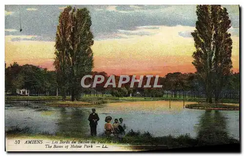 Cartes postales Amiens Les Bords du Bassin