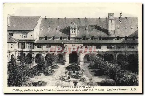 Cartes postales Fontevrault L&#39Abbaye