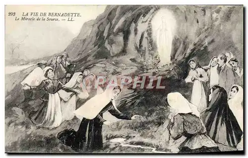 Ansichtskarte AK La Vie De Bernadette Le miracle de la source