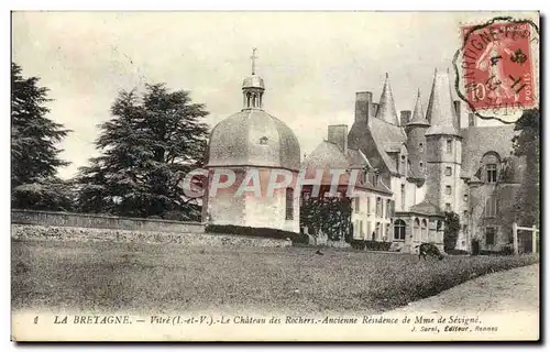 Cartes postales La Bretagne Vitre Le Chateau des Rochers Ancienne residence de Mme de Sevigne