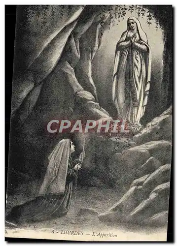 Cartes postales Lourdes L&#39Apparition