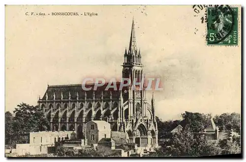 Cartes postales Bonsecours L&#39Eglise