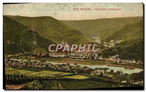 Ansichtskarte AK Die Mosel Traben Trabach