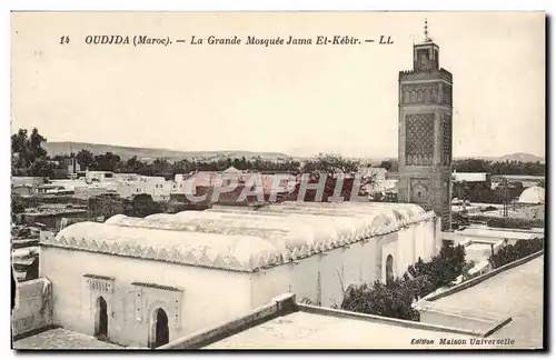 Cartes postales Oudjda La Grande Mosquee Jama El Kebir