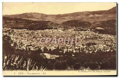 Cartes postales Fez Vue Generale