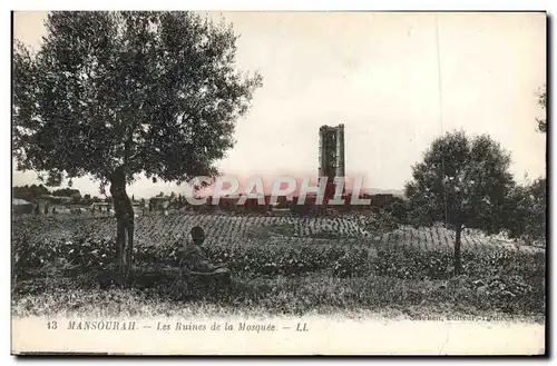 Cartes postales Mansourah Les Ruines de la Mosquee