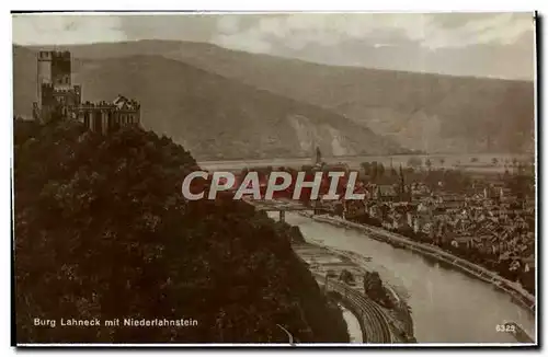 Cartes postales Burg Lahneck mit Niederlahnstein