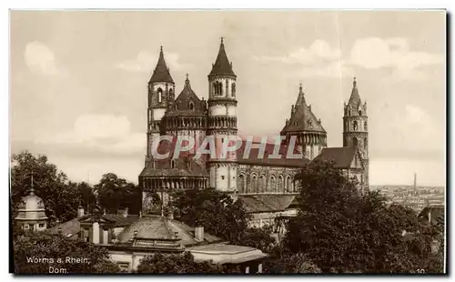 Cartes postales Worms a Rhein Dom