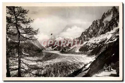 Cartes postales moderne Chamonix Mont Blanc Vue Generale Sur la Mer de Glace