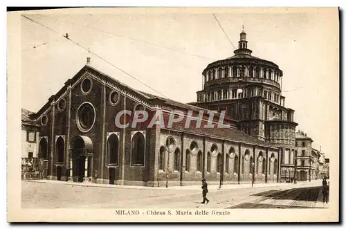 Cartes postales Milano Chiesa Maria della Grazie