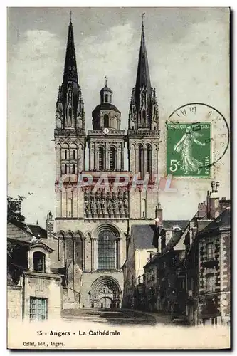 Cartes postales Angers La Cathedrale