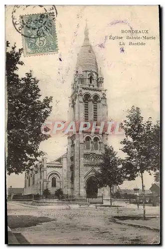 Cartes postales Bordeaux Eglise Sainte Marie La bastide