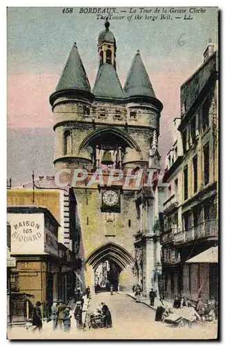 Cartes postales Bordeaux La Tour de la Grosse Cloche (animee)