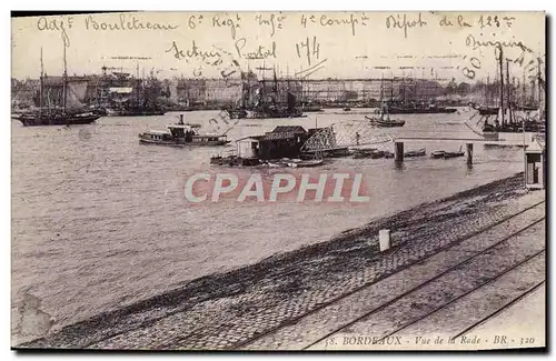 Cartes postales Bordeaux Vue de la rade