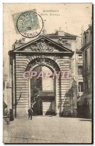 Cartes postales Bordeaux Porte Dijeaux