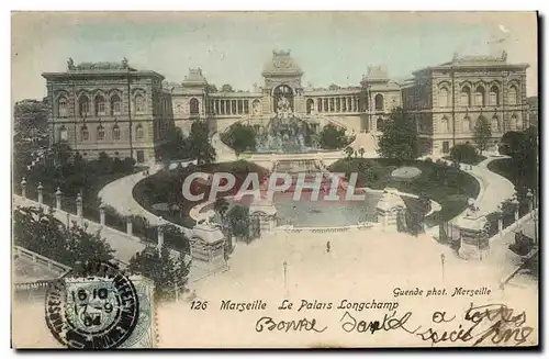 Cartes postales Marseille Le Palais Longchamp