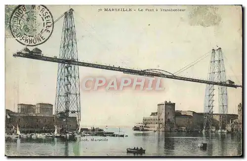 Cartes postales Marseille Le Pont a Transbordeaur