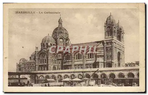 Cartes postales Marseille La Cathedrale