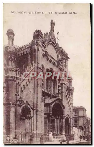 Cartes postales Saint Entienne Eglise Sainte Marie