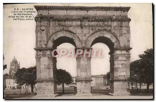 Ansichtskarte AK Saintes L&#39Arc De Triomphe De Germanicus